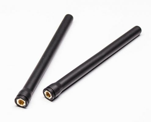 gsm天線增益黑色膠棒sma公頭防水外置天線